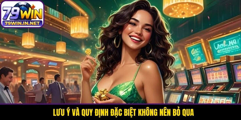 Lưu ý và quy định đặc biệt không nên bỏ qua Lưu ý và quy định đặc biệt không nên bỏ qua